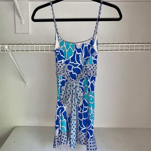 Blue Spaghetti Strap Tank Top - Picture 2 of 4